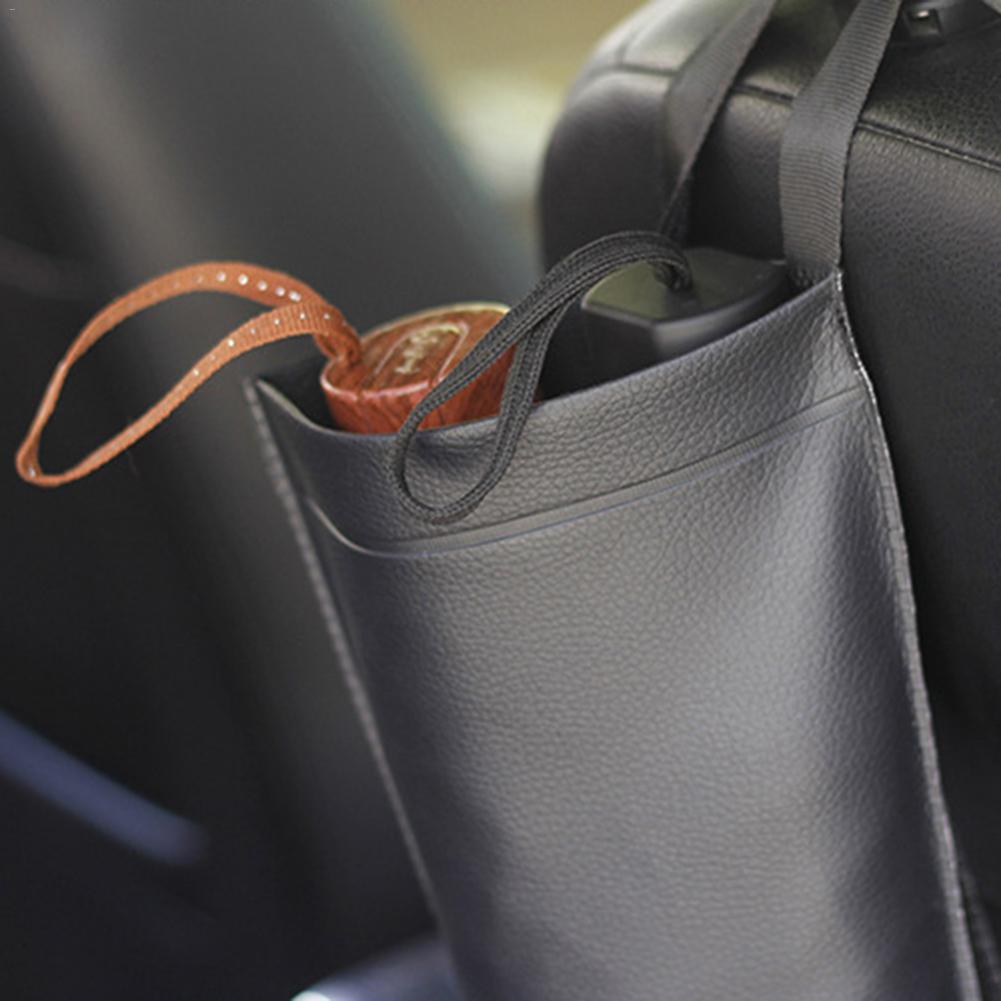 Leren auto paraplu opbergtas waterdicht duurzaam opvouwbaar handvat parapluhouder beschermhoes schouderriem draaghouder