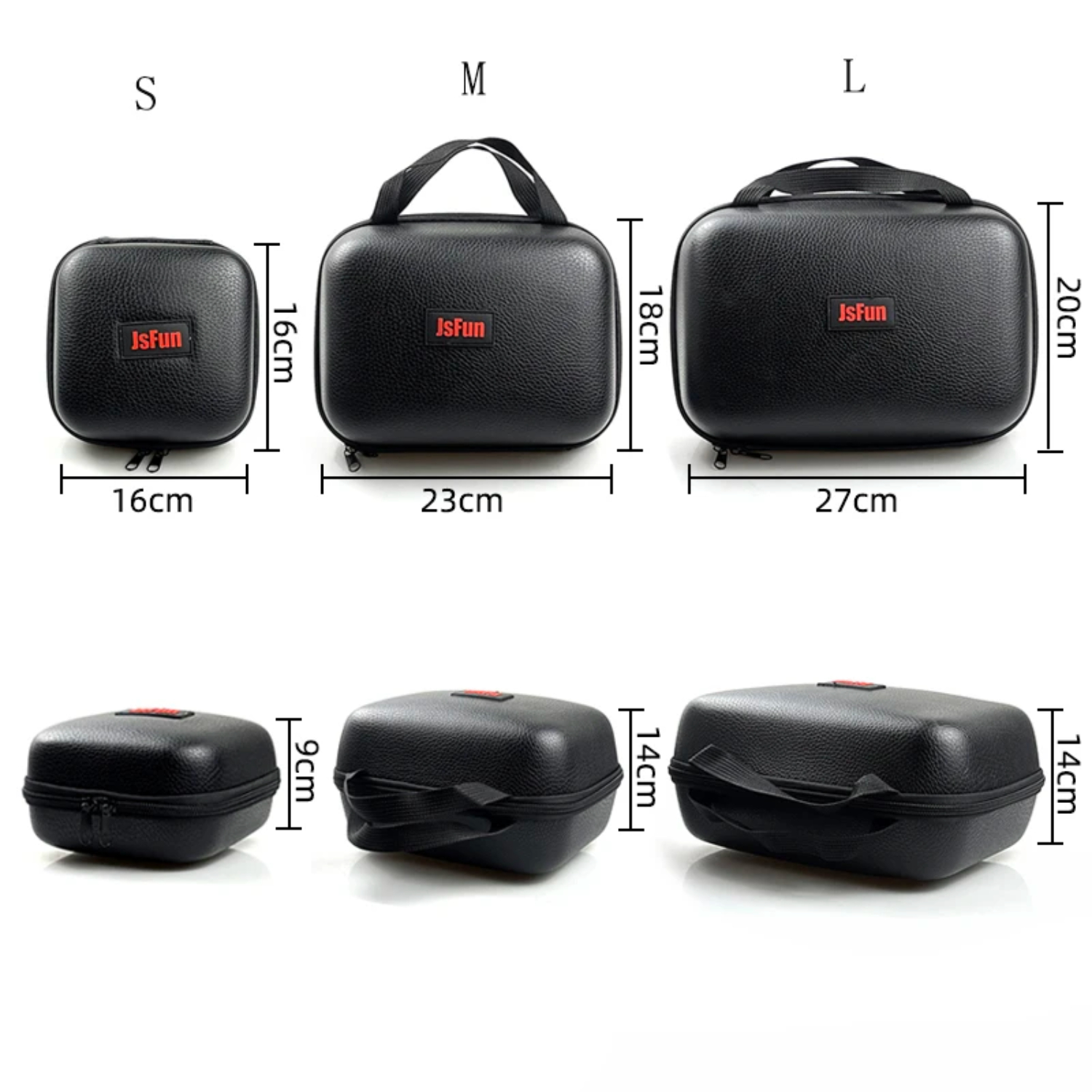 S/m/l spinnefiskeri pu-etui fiskehjul stødsikker vandtæt fiskegrejsetui 1-2 fiskehjul bfs baitcaster