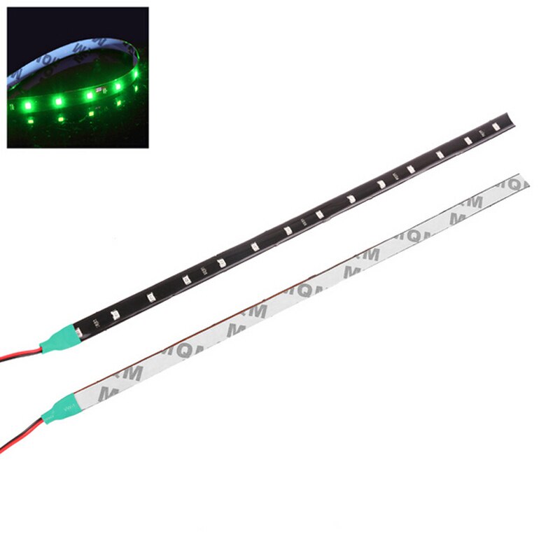 Auto led strip licht 12v 15 smd drl auto led dagrijverlichting waterdicht decoratief flexibel led licht 30cm auto drl strip: Groente