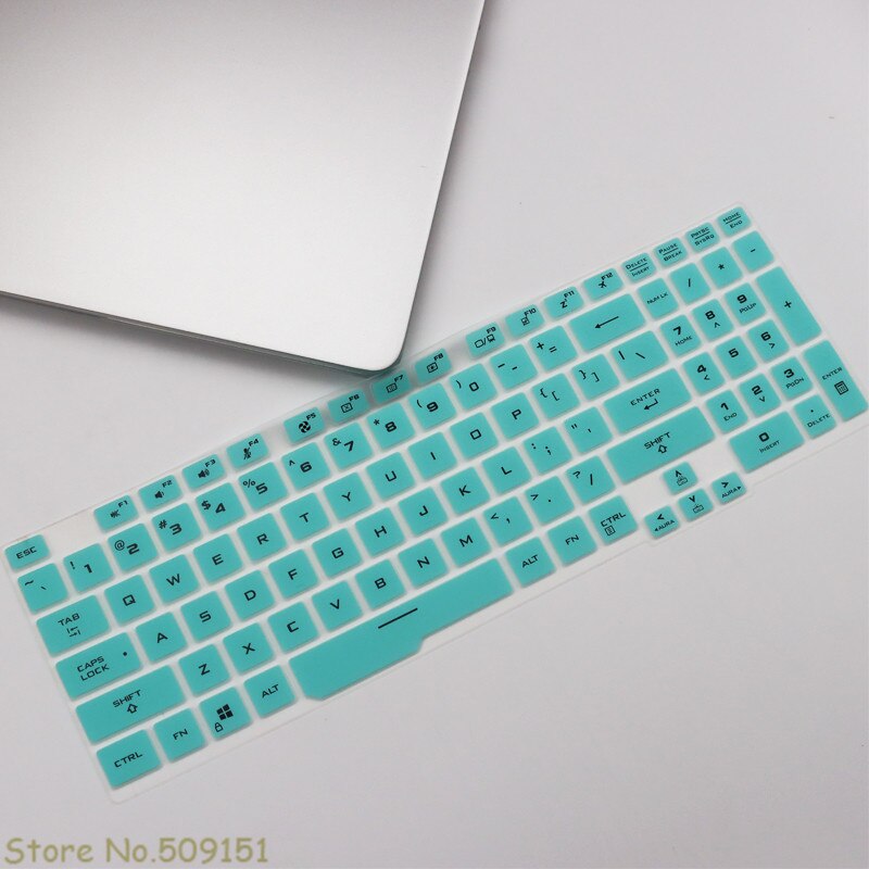 For ASUS TUF Gaming F15 FX506LH FX506LI FX506IV FX506 / Asus TUF F17 FX706LI FX706 FA706 Gaming Laptop Keyboard Cover Protector: Sky Blue