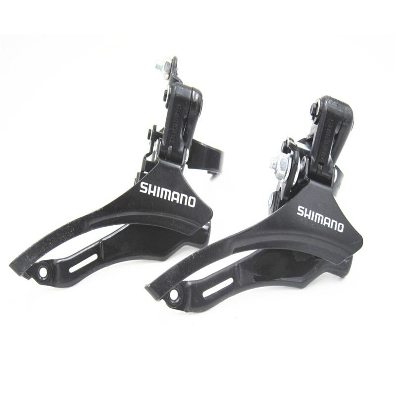 Shimano – dérailleur avant FD-TZ30 en noir et argent, 31.8mm pour pédalier 42T-48T