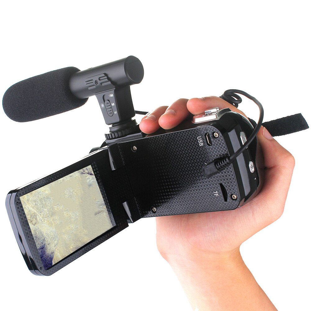 Outdoor Photography Video Camera 18X Digital Zoom 3.0inch LCD Full HD COMS Sensor USB 2.0 With Microphone 24.0MP AV Interface