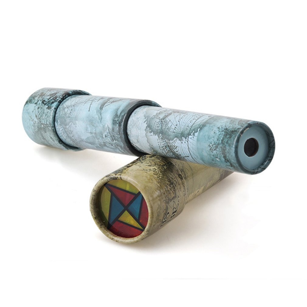Kinder Kunststoff Kaleidoskop Magie Pädagogisches Spielzeug Weihnachten Für Kinder Phantasie Farbige Welt Baby Jungen Mädchen Spielzeug Zufällige Farbe