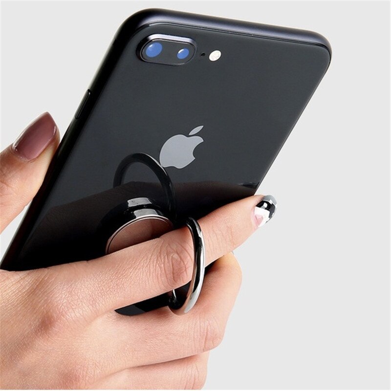 Uchwyt na palec serdeczny stojak na telefon uniwersalny uchwyt na telefon komórkowy stojaki metalowe lustro uchwyt na palec robić jabłko iPhone Samsung S9