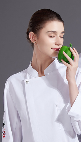 C314 Long Sleeve Cook Work Chef Uniforms Waiter Coat Tops Restaurant Hotel Kitchen Chef Uniforms Catering Overalls Outfit Coats: LadyWhite / 4XL