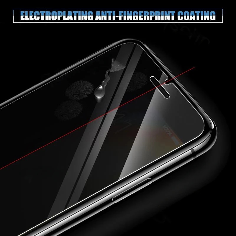 2Pcs Protection Glass For Apple iPhone 7 8 6 6S Plus Tempered Screen Protector SE Protective Film
