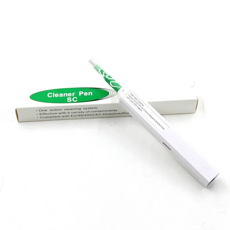 Fiber Optic Cleaner SC One Click Cleaner Fiber Optic Connector cleaning tool 2.5mm Universal Connector Fiber Optic Cleaning Pen