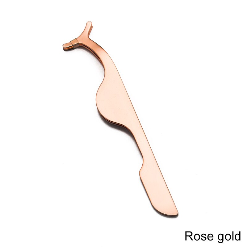 Wimpers Pincet Kleur Wimpers Curler Makeup Tools Lash Curler Nipper Rvs Golden Metal Beauty Cosmetica Instrument: rose gold