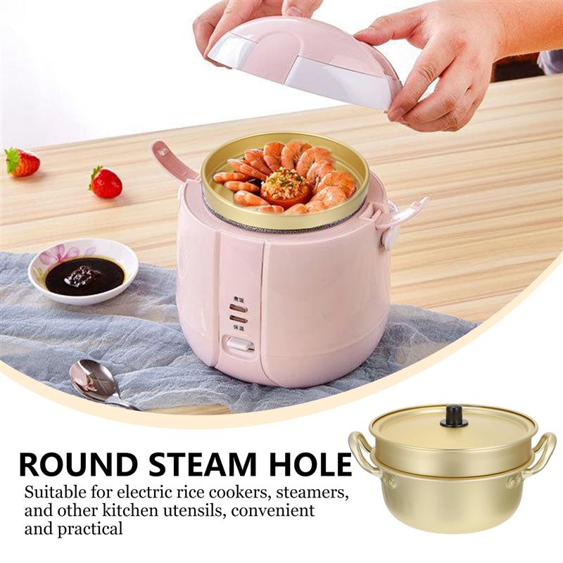 Stainless Steel Thick Steamer Pot Soup Steam Pot Home Steam Pot Home Cookware Multifunctional Soup Pot Steamer Kitchen Tools