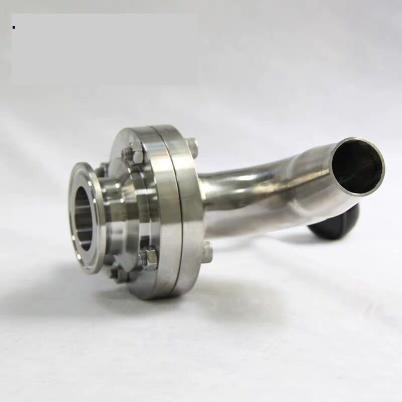 1-1/2" 38mm Food grade SS304 Stainless Steel Sanitary 1.5" Tri Clamp Butterfly Valve