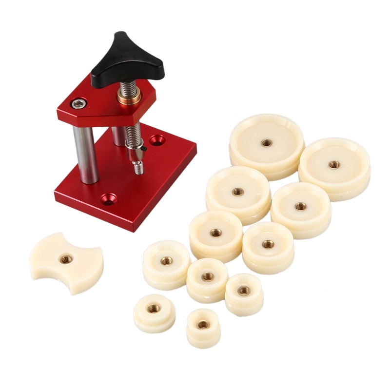 Micropress Horloge Geval Druk Micropress Medium Zware Horloge Case Drukken Tool Met 12 Nylon Dies Voor Horloge Reparatie: Default Title