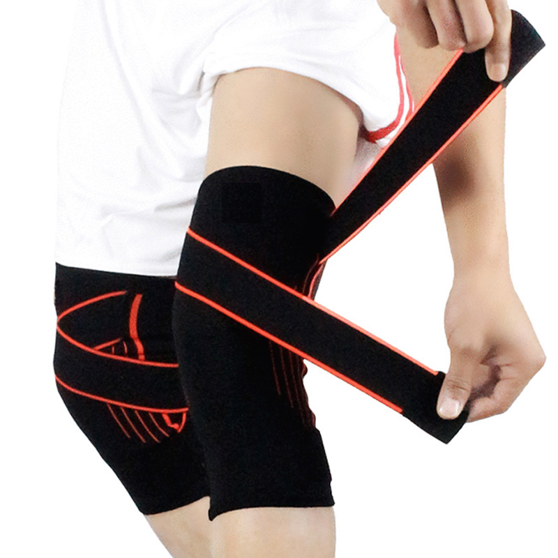 3D Weven Knie Pad Ondersteuning Protector Veiligheid Bescherming Elastische Nylon Bandage Artritis Sport Kneepad Bretels Fitness GYM Gewicht