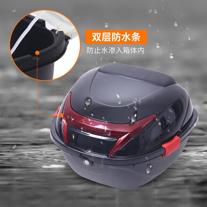 Electric car trunk universal thickened large anti shake battery car pedal motorcycle storage box toolbox trunk