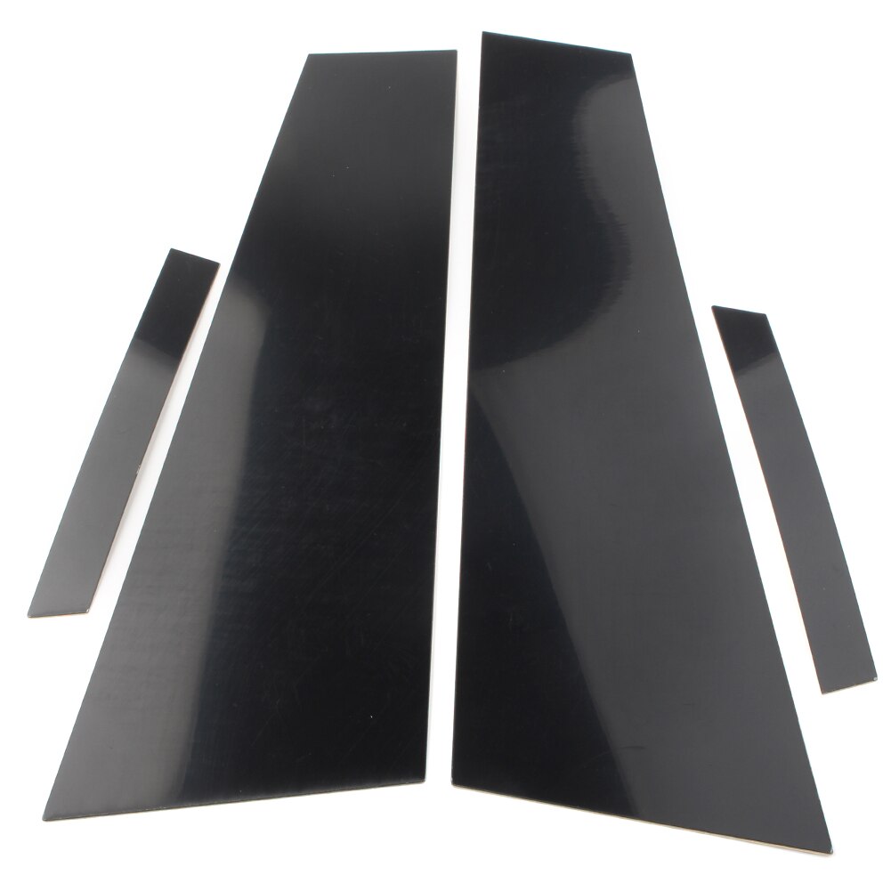 Auto Deur Raam Decoratieve Trim Pijler Post Cover Voor Mercedes Benz Cls C219 2006 2007 Gloss zwart 4 Stks/set