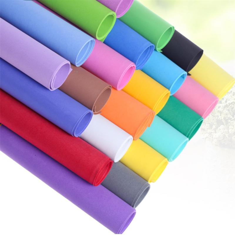 De papel de espuma EVA de 1mm de grosor, hojas de espuma hechas a mano, papel de esponja, materiales de artesanía arte de colección de recortes para flores 10 Uds./lote