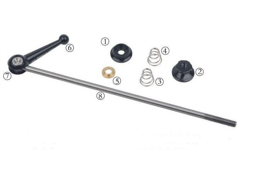 Titanium legering ultralight qr 100/130mm racefiets fiets duurzaam snelsluiting