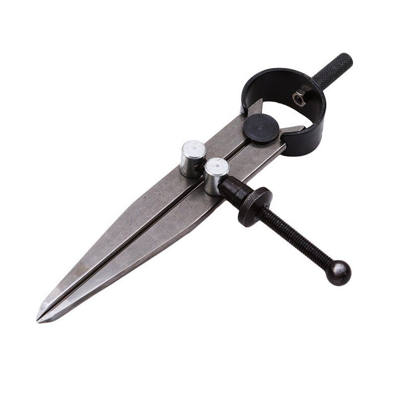 Carbon Steel Scriber Divider Wheel Compass Leather... – Grandado