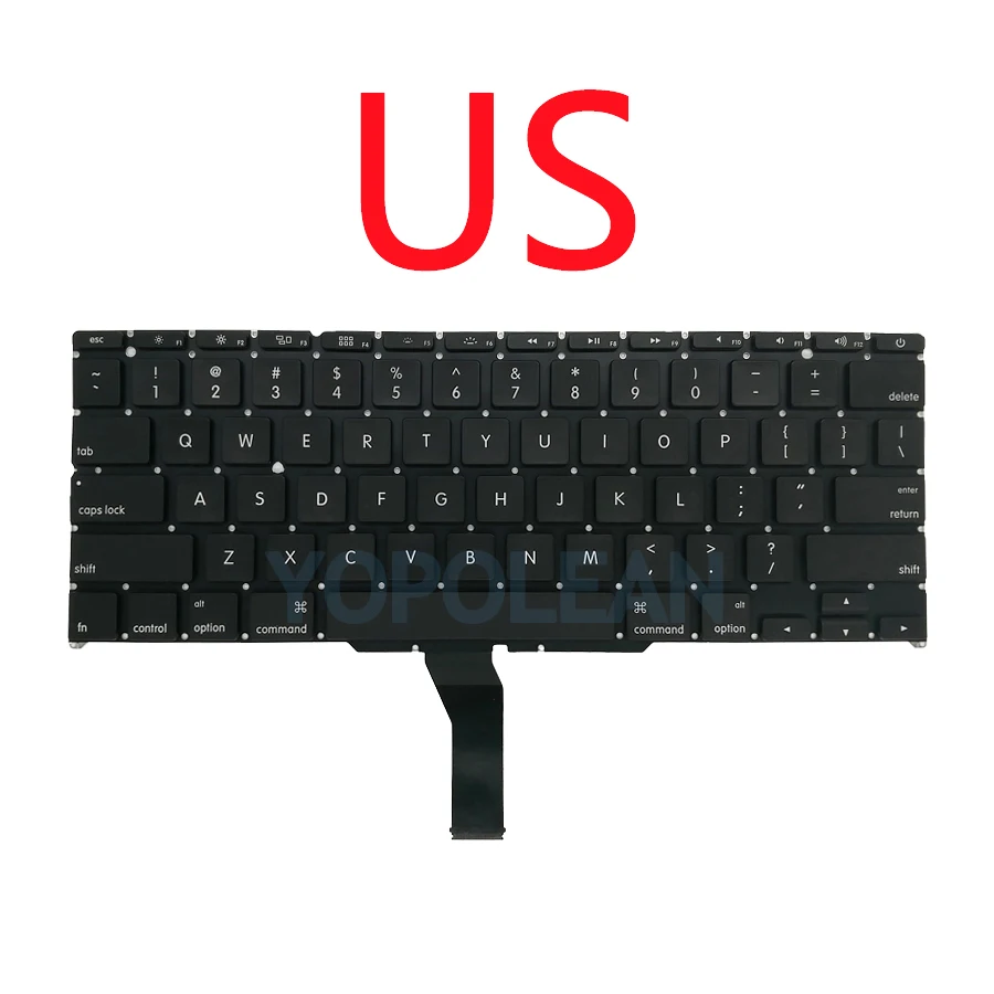 Neue A1465-Tastatur für MacBook Luft 11 Zoll A1370 A1465 Tastatur uns UK Russisch Spanien Französisch Jahr: Dunkelgrün