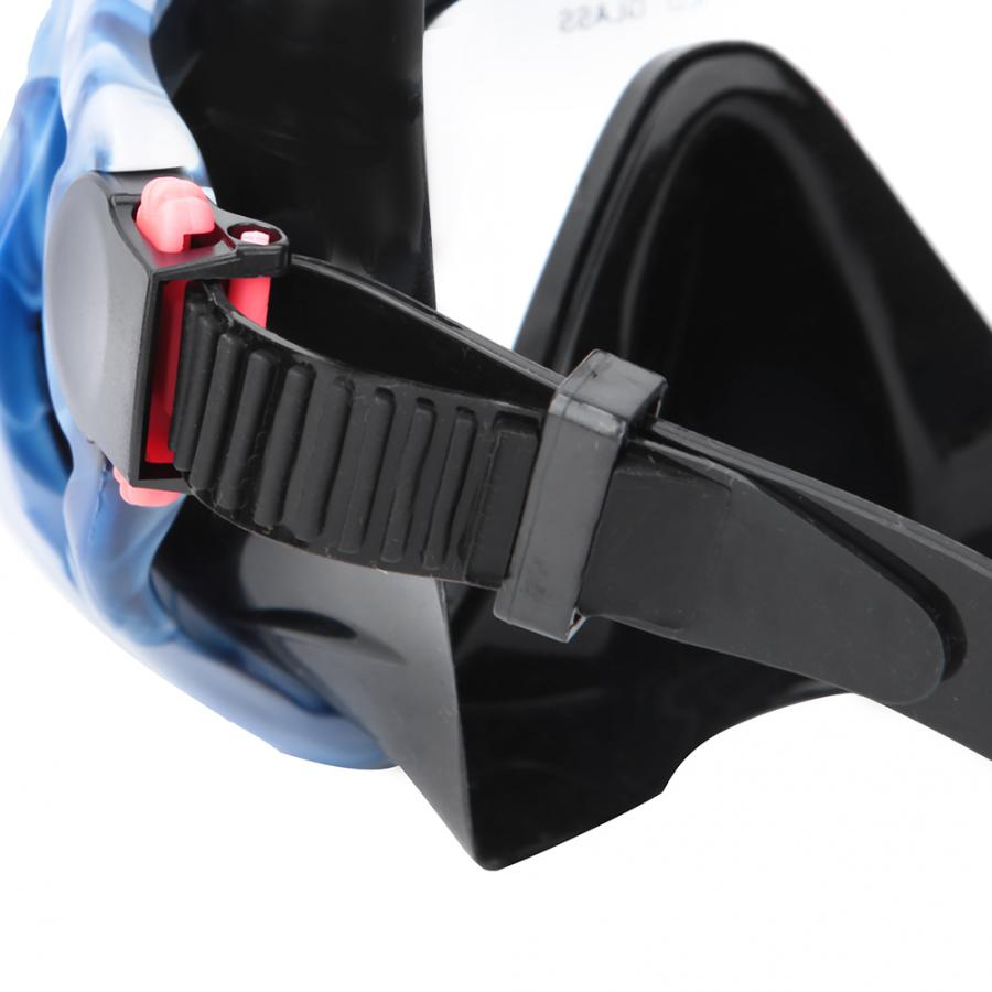 Scuba Diving Mask Unisex Electroplating Anti-fog Snorkeling Scuba Diving Mask Tempered Glasses Lens Swimming Diving Equipment