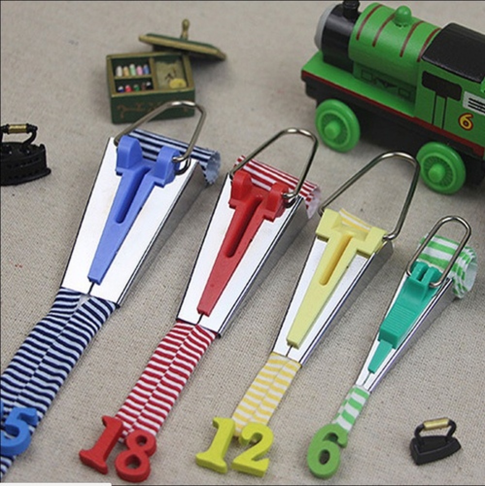 Splicing Cloth 4 Size Fabric Bias Tape Maker Binding Tool Quilting Sewing 6mm\12mm\18mm\25mm Craft DIY