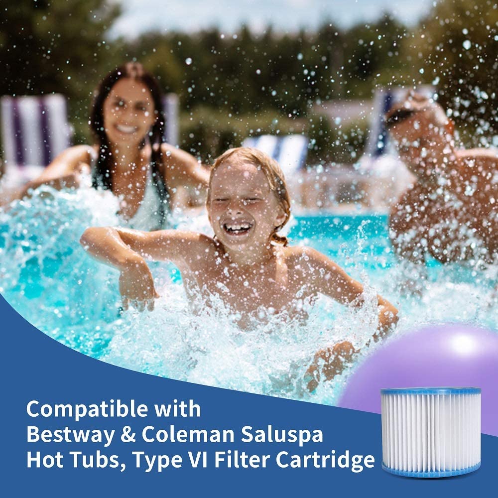 Filtro purificador de agua para piscinas Intex S1 29011E, elemento de filtro purificador de agua para Spa, consumibles para piscinas