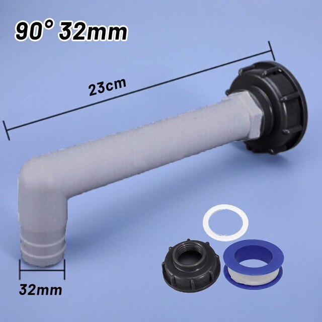 1 * Ibc Watertank Adapter 20Mm/25Mm/32Mm Slang Staart Algemene Ton Vaten kogelkraan Schroefdraad: 3