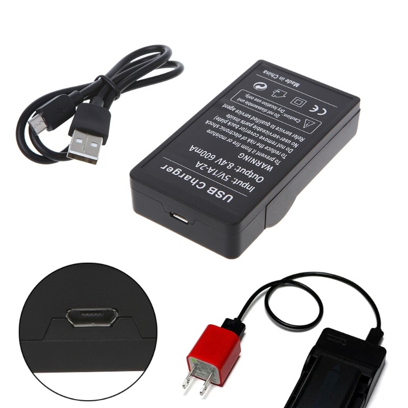 Chargeur USB Pour Alpha NEX F3 6 5 5N 5R 5T 3 3N C3 C5 7 SLT A33 A37 A55 A3000 A3500 A5000 A5100 A6000 pour Sony NP-FW50 Batterie