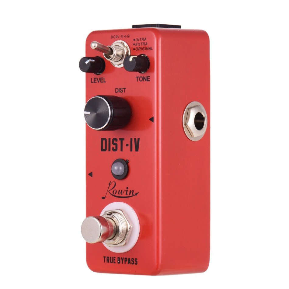 Rowin LEF-301/LEF-302 LEF-326 SLOW HAND Digital Slow Gear Guitar Effect Pedal Zinc Alloy Shell True Bypass: LEF-301D DIST-IV