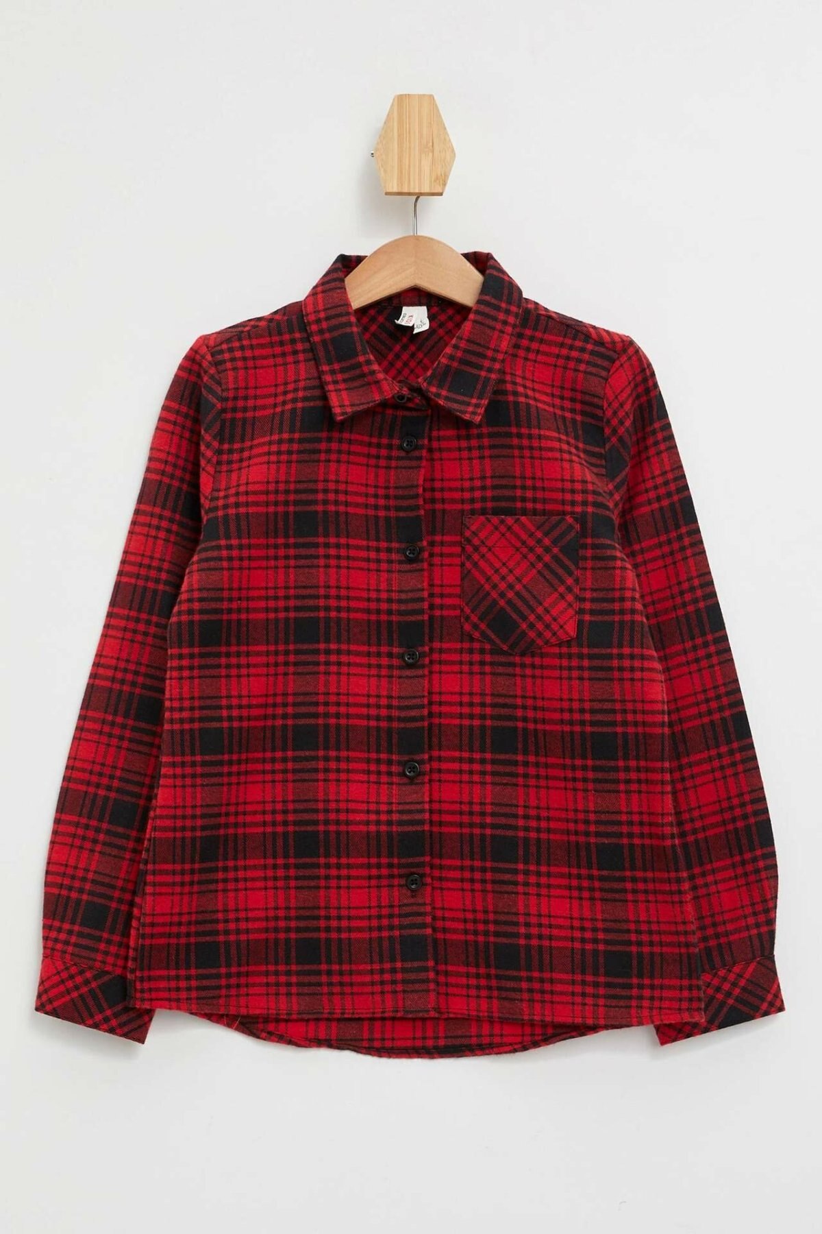 DeFacto Girl Long Sleeve Shirt Girls Lapel Plaid Tops Kids Comfort Casual Shirts Autumn - M3189A619AU