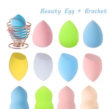 2 stuks/set cosmetische sponsjeshouder set professionele make-upspons foundation spons beauty tools accessoires water kalebasvormig