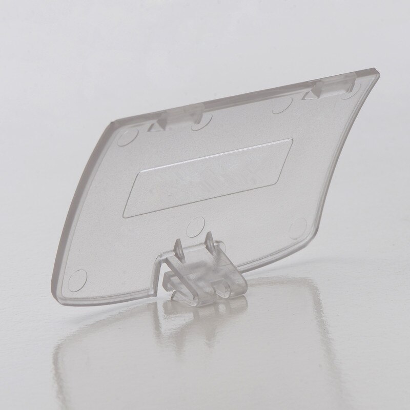 Fzqweg 2 stuks voor gameboy color doorzichtige vervangende batterijklep gbc-klep