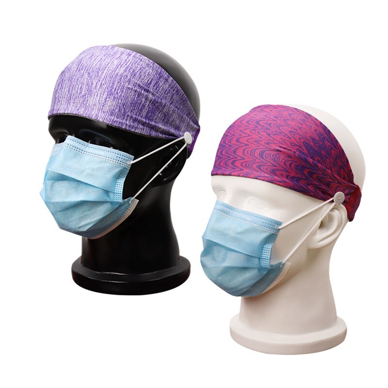 Spot Check Riem Knop Haarband Mannen En Vrouwen Dragen Maskers, Hoofddoeken, Maskers, Artefact Beschermende Hoofdbanden