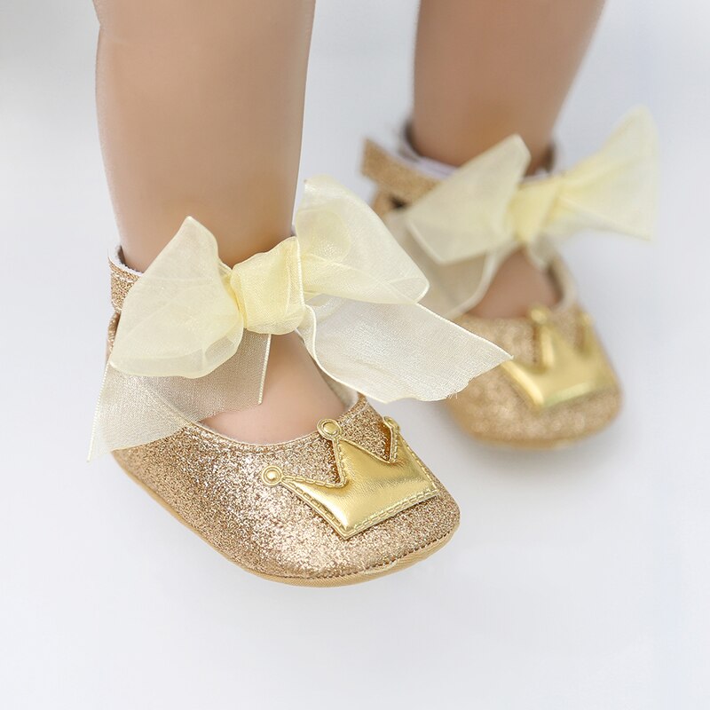 Sommar baby skor första vandrare söt kronrosett blomma baby flicka skor mjuka sulor halkfria spädbarn småbarn flickor