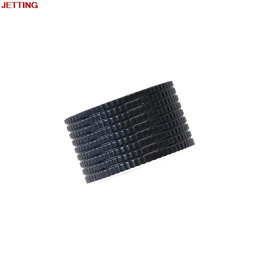bouton de potentiomètre de contrôle rotatif en aluminium noir Dia 25mm x 15.5mm de