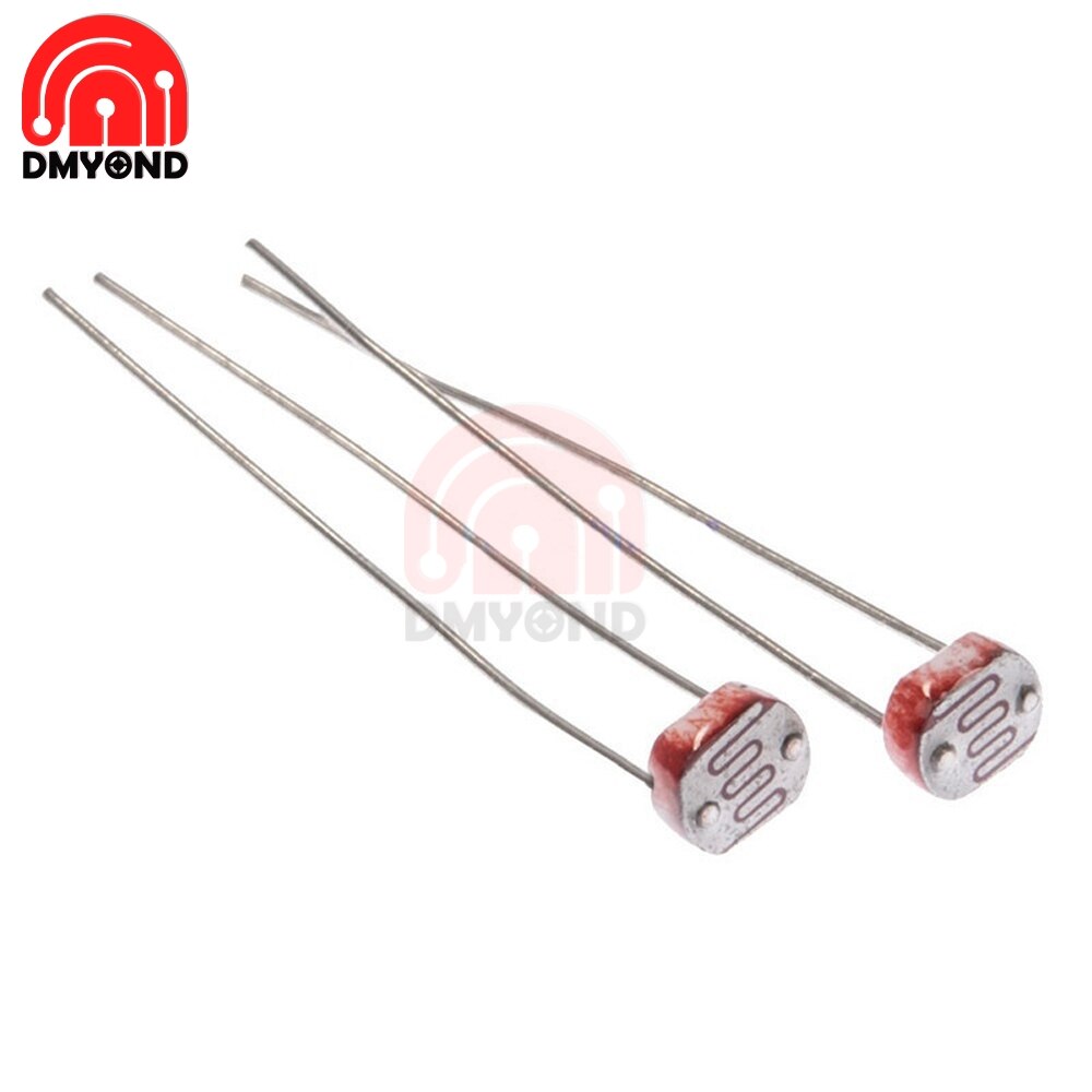 50PCS/lot LDR Photo Light Sensitive Resistor Photoelectric Photoresistor 5528 GL5528 5537 5506 5516 5539 5549 For Arduino