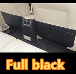 Car pads front rear door Seat Anti-kick mat Accessories For SUBARU Forester Legacy Outback XV BM BR BN BS SH SJ: Black