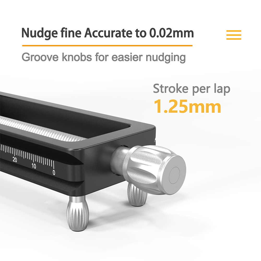 Bafang macro tandwielgeleiderail 360 ° spiegelreflexcamera dia fotografie speciale snelmontageplaat dia rail statief accessoires