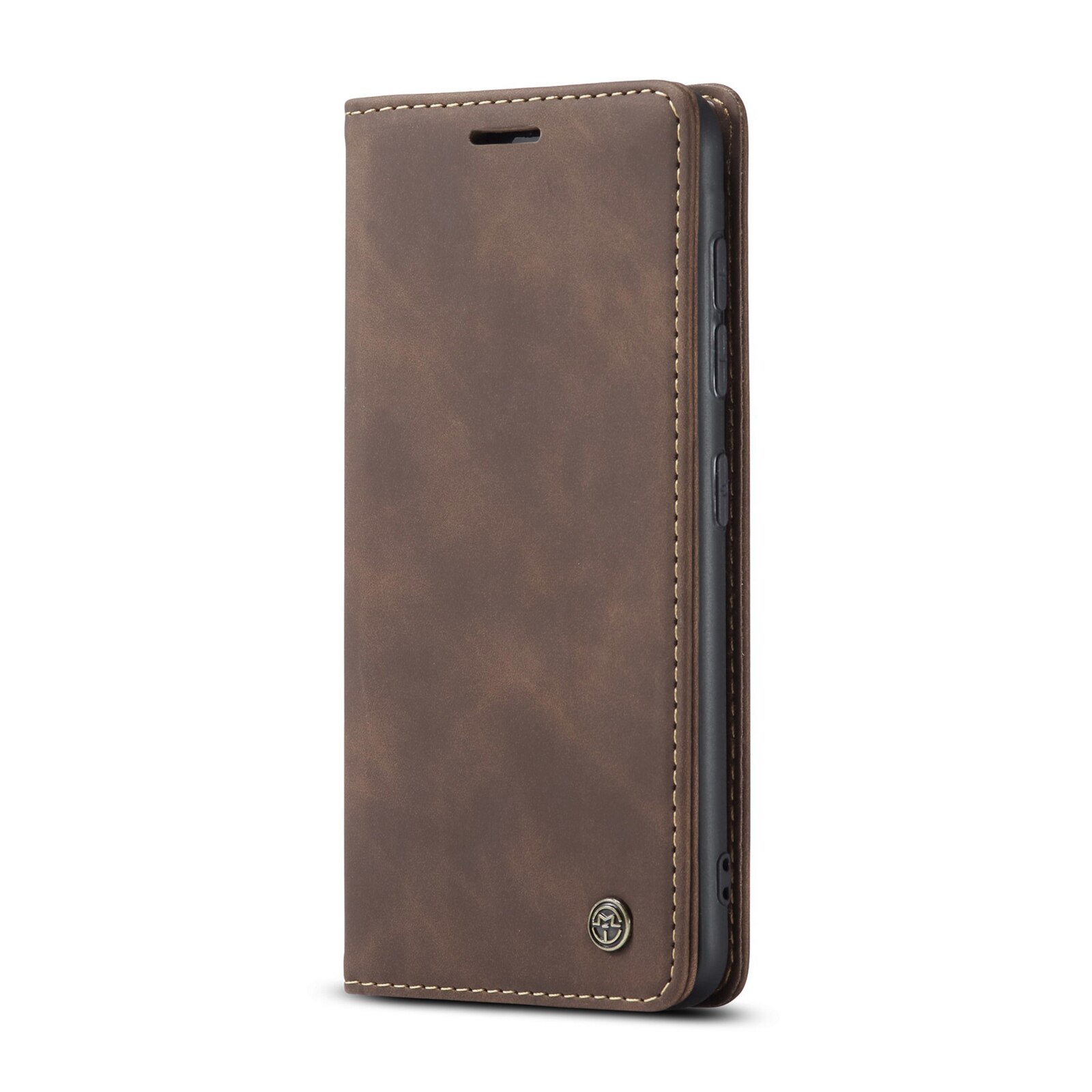 Caseme original voor samsung galaxy  s20 fe lite luxe zakelijke leren hoes magnetische flip portemonnee telefoonhoes fundas coque: Galaxy  s20 lite / Koffie