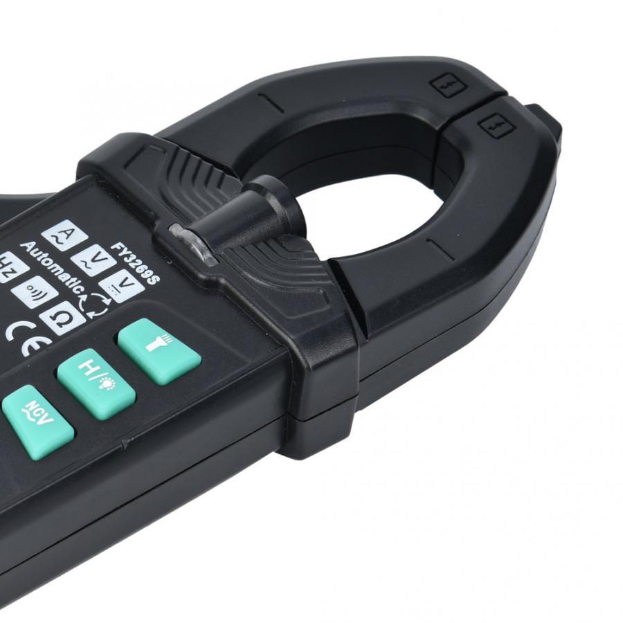 FY3269S Digital Auto Amper Clamp Meter Multimeter 6000 counts Current Clamp Voltmeter Ammeter 600A AC/DC Ohm Voltage Tester