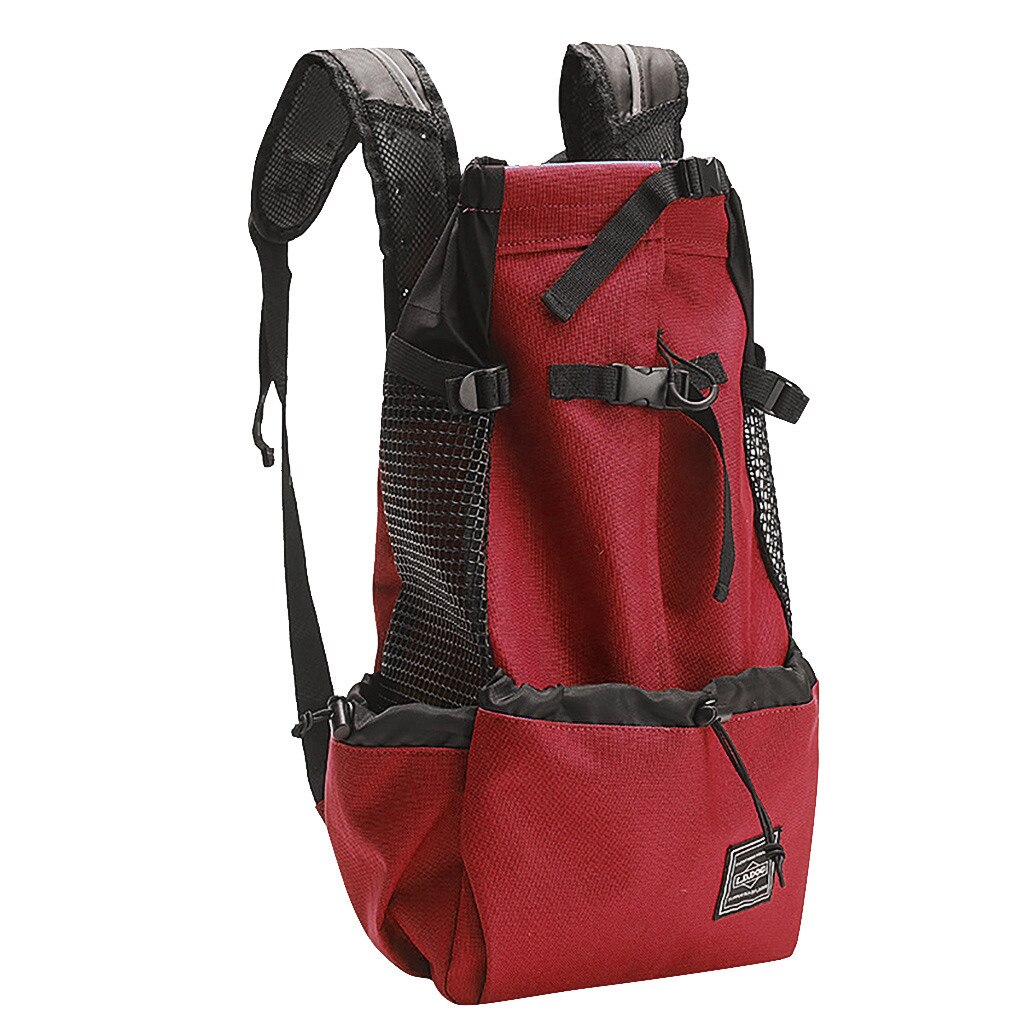 Large Pet Backpack Dog Cat Carrier Bag Puppy Outdoor Riding Hiking Travel Dog Accessories Переноска Для Кошек @45: Red / XL