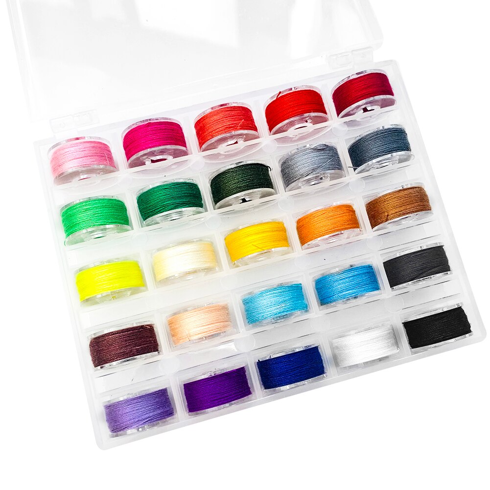 25 Color Handmade DIY Gold and Silver Wire Embroidery Thread Hand-woven Thread Box Color Embroidery Thread Home Sewing Thread