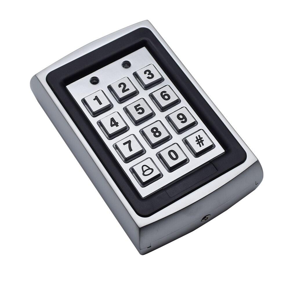 Independent access control controller RFID access control keyboard waterproof and rain cover digital panel card reader door lock