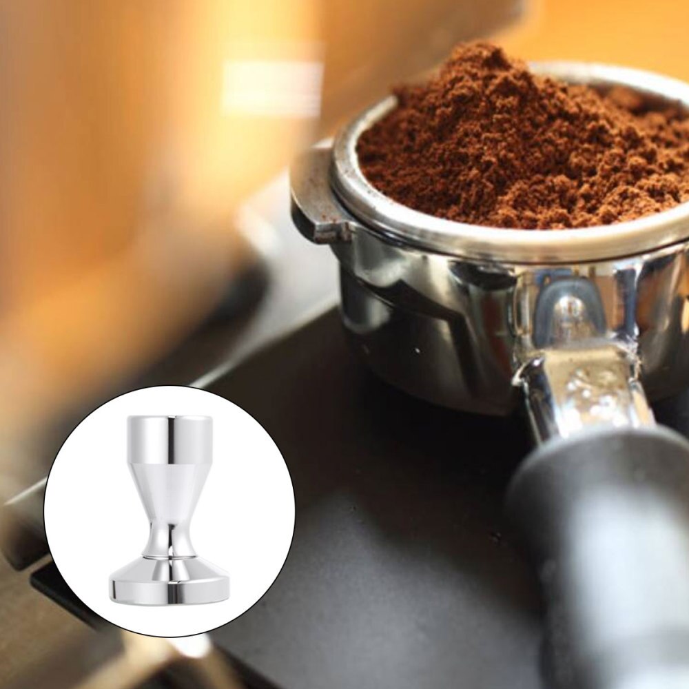 51mm Handheld Stainless Steel Coffee Tamper (Silver)