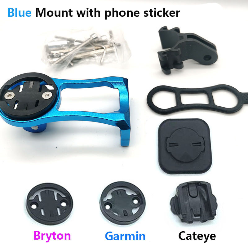 Fiets Camera Houder Aluminium Fietsstuur Mount MTB racefiets Fietsen Beugel f Garmin bryton igp computer telefoon mount: Rood
