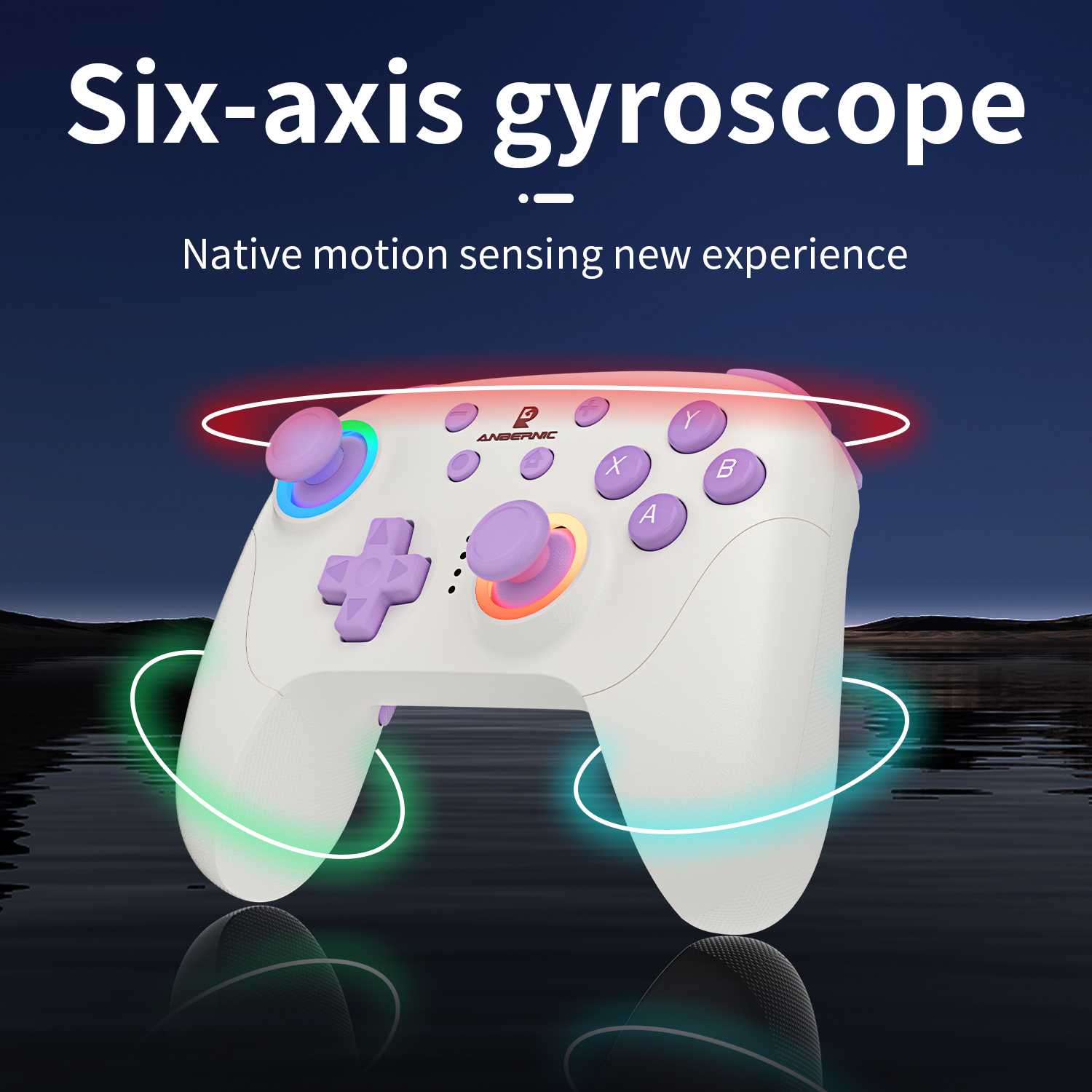 ANBERNIC RG P01 RGP01 Gamepad Game Controller Hall Effect Joystick XBOX Wired Wireless Bluetooth For PC Android IOS Steam RGB