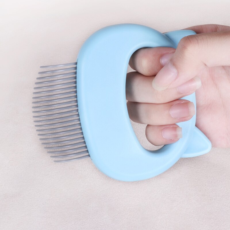 Pet Cat Hair Removal Massaging Shell Comb grooming hair removal shedding cleaning brush Pet Grooming Massage Tool for cat