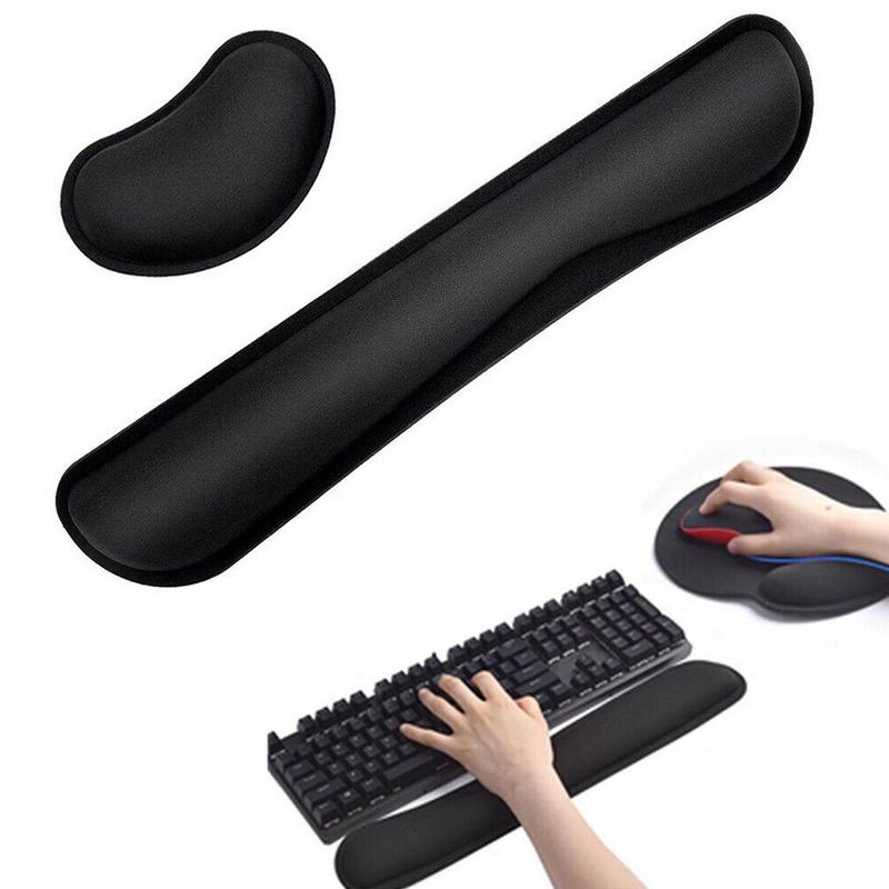 Memory Foam Keyboard Wrist Rest Pad Hand Computer Memory Foam Set Comfort Rest Support Cushion For Office