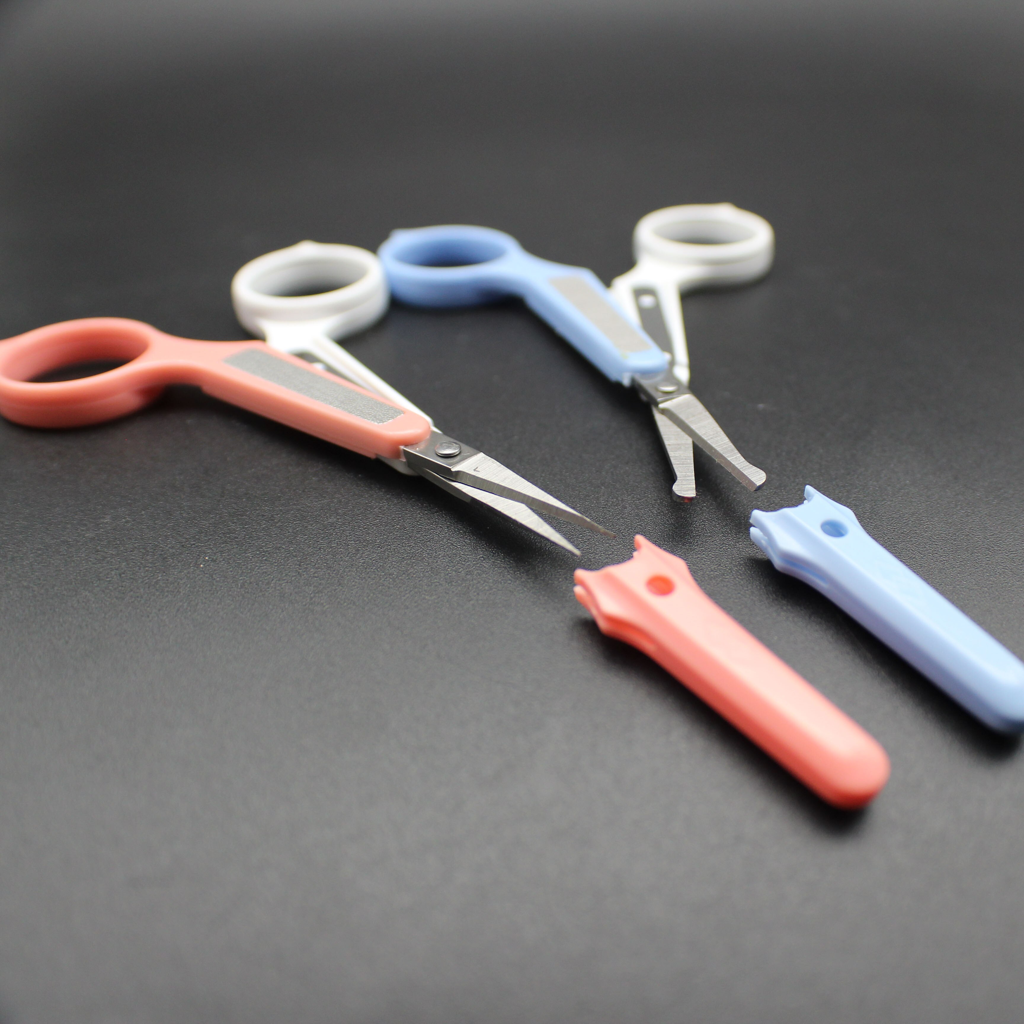 1pcs eyebrow eyelash scissors straight safety stainless steel scissors eyelash extension tool