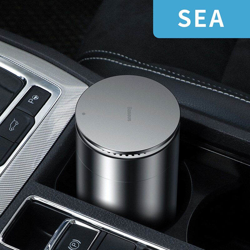 Baseus Auto Luchtverfrisser Auto Aromatherapie Ionen Diffuser Parfum Clip Verse Formaldehyde Luchtreiniger Geur Legering Auto Smaak: sliver SEA Scent