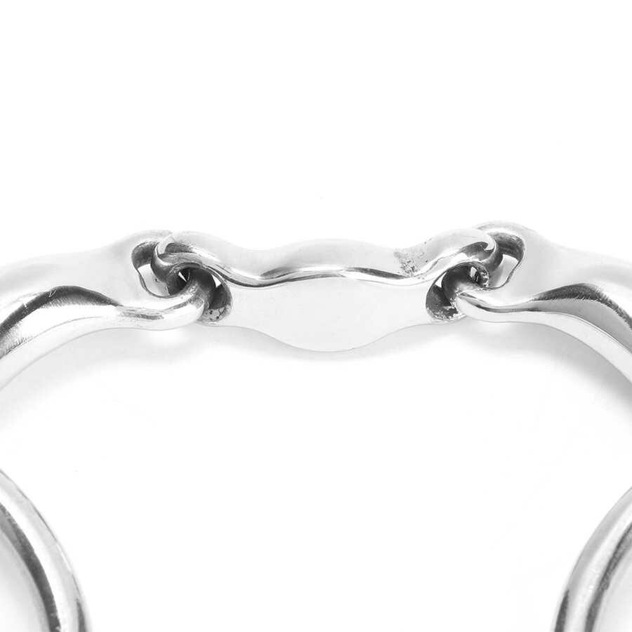10 2 inch Snaffle Horse Bit W/ Curved Link Stainless Steel Small/Big